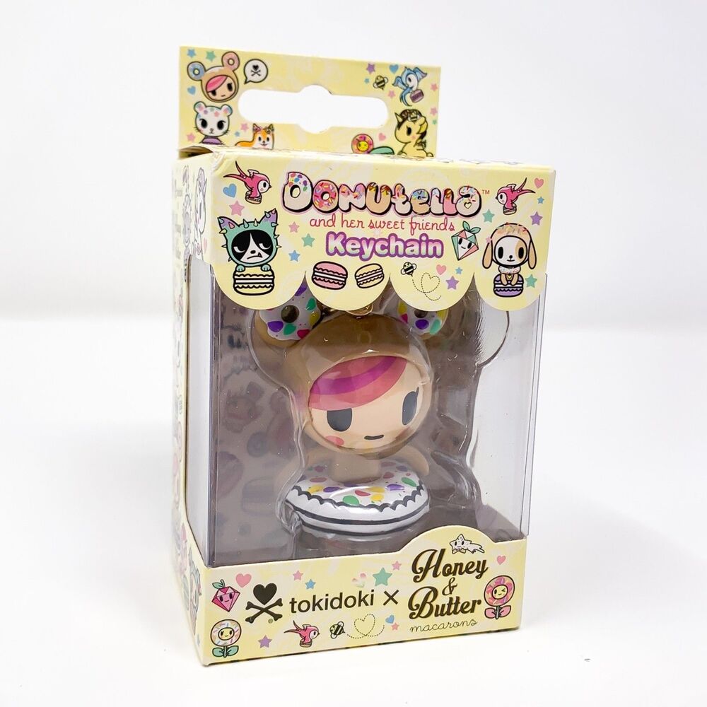 tokidoki x Honey & Butter Exclusive Donutella Collectible Keychain 2018, NIB - Picture 2 of 10